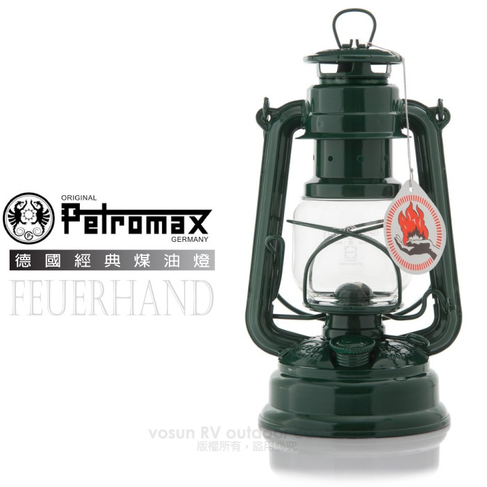 【德國 Petromax】經典 Feuerhand 火手 Baby Special 古典煤油燈具/276 蘚苔綠✿30E010